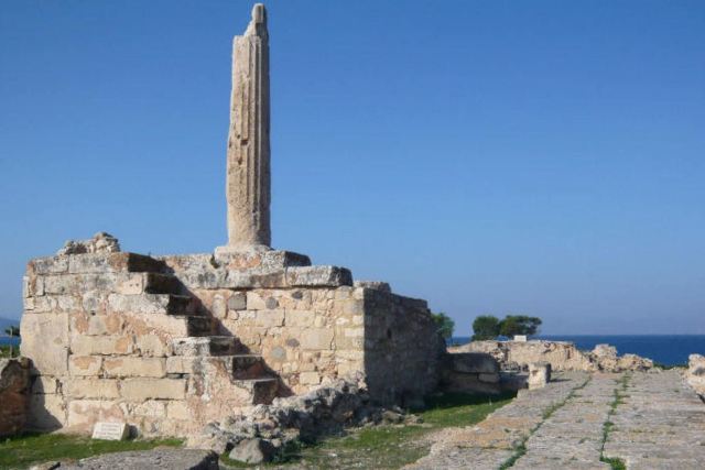Aegina Island - Archaeological site of Kolona